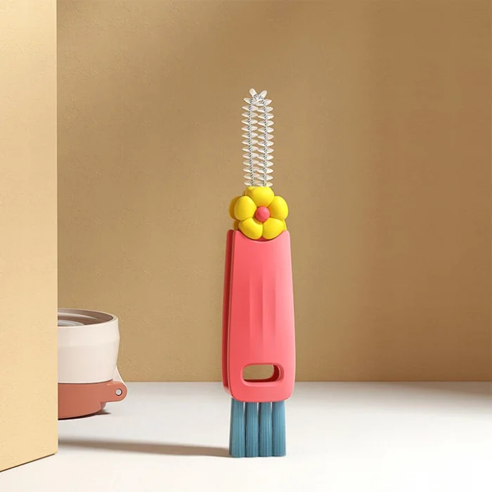3-in-1 Cup Lid Brush & Multi-Function Gap Cleaning Brush - Image 1