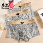Huajielong Ice Silk New Men's Underwear Printed