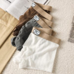 Huajielong ice silk new men's underwear solid color - Image 4