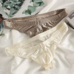 Men's Thong Ice Silk High-End Satin Sexy T-String - Image 2