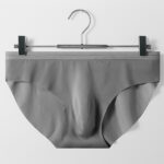 3D Pouch Men's Ice Silk Briefs Ultra-thin Transparent Seamless Underpants 3PCS - Image 6