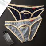 Hollow Pouch Underpant Man Ice Silk Panties Korean Underwear - Image 3