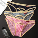 Hollow Pouch Underpant Man Ice Silk Panties Korean Underwear
