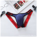 Male Panties Thong Low Waist T-Pants Bladder Soft And Comfortable Double Thong - Image 4