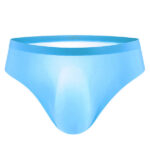 3D Pouch Men's Ice Silk Briefs Ultra-thin Transparent Seamless Underpants 3PCS - Image 6