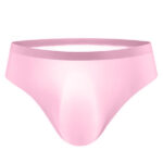 3D Pouch Men's Ice Silk Briefs Ultra-thin Transparent Seamless Underpants 3PCS - Image 4