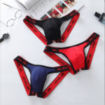 Male Panties Thong Low Waist T-Pants Bladder Soft And Comfortable Double Thong