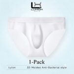 3D Pouch Men's Ice Silk Briefs Ultra-thin Underpants 3PCS - Image 8