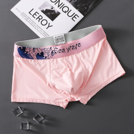 Men's ice silk boxer summer breathable (3 piece Combo)
