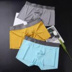 Seamless Ice Silk U-Convex Men's Briefs (3 Pieces Pack)
